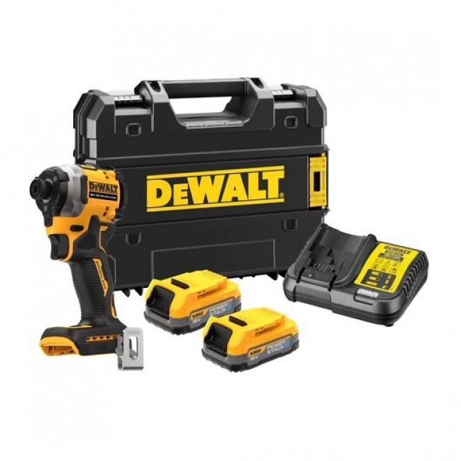 DEWALT ZAKRĘTARKA UDAROWA 18V 2x1,7Ah POWERSTACK DCF850E2T
