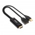 CLUB3D CAC-1331 video cable adapter 0.25 m HDMI DisplayPort Black