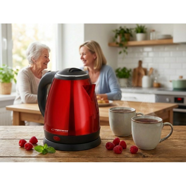 Esperanza EKK128R electric kettle Parana 1 L Black,Red 1350 W