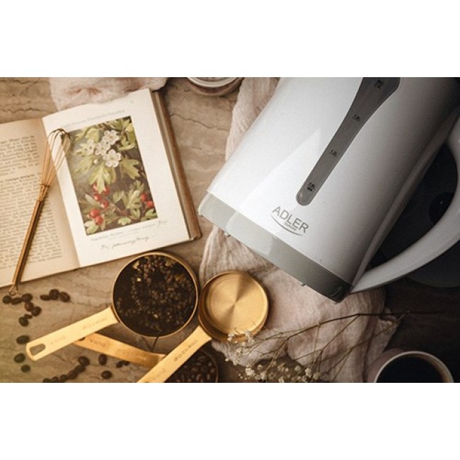 Adler AD 1244 electric kettle 2.5 L 2200 W white and blue Adler AD 1244 electric kettle 2.5 L 2200 W white and blue