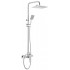 Rain shower with shower faucet