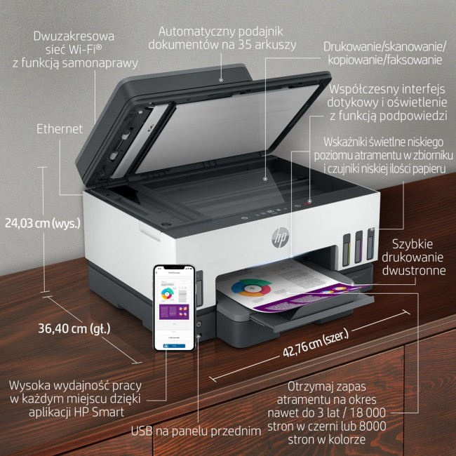 HP Smart Tank 790 All-in-One Printer Thermal inkjet A4 4800 x 1200 DPI 15 ppm Wi-Fi