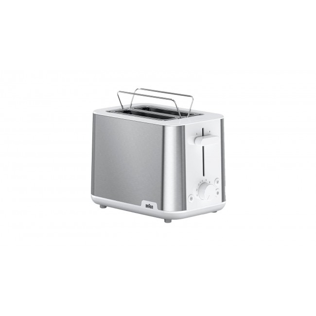 Braun HT 1510 8 2 slice(s) 900 W Stainless steel, White