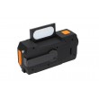 Extralink RADIO AWARYJNE SOLARNE Z KORBKA DYNAMO POWERBANK 4000MAH Z LATARKA SOS SR-4000 Portable Analog Black, Orange