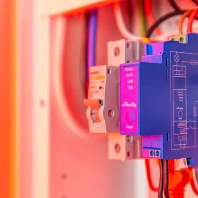 Shelly Pro 1 electrical relay Blue Shelly Pro 1 electrical relay Blue