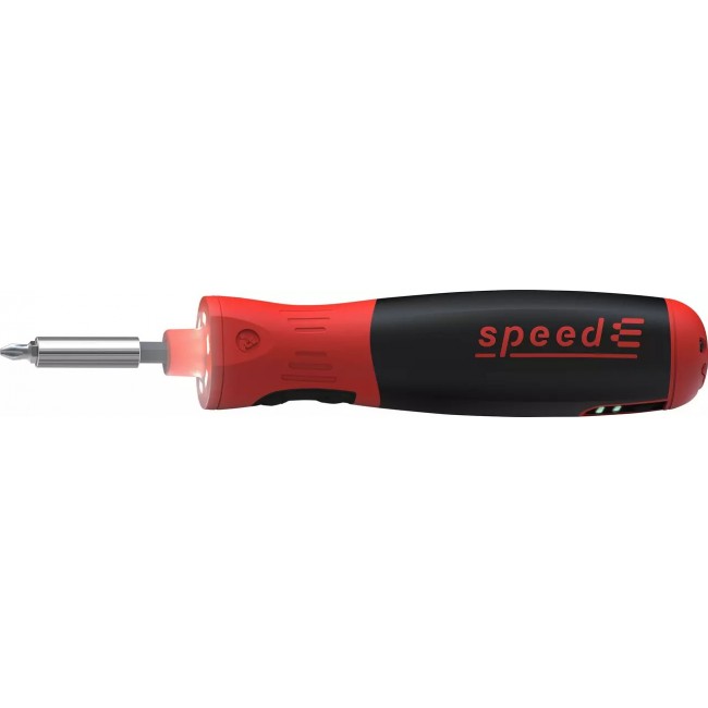 Speede PocketDrive electric screwdriver with bit cassette and bag
