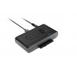Icy Dock EZ-Adapter Ex MB931U-1VB R1 USB-C+A Gen 2 (10Gbps) to U.2 NVMe SSD Thunderbolt 4 Port Compatible Reader Adapter