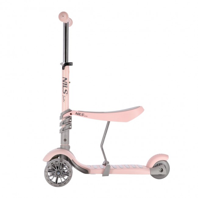 NILS FUN HLB808 2-in-1 PINK children's scooter