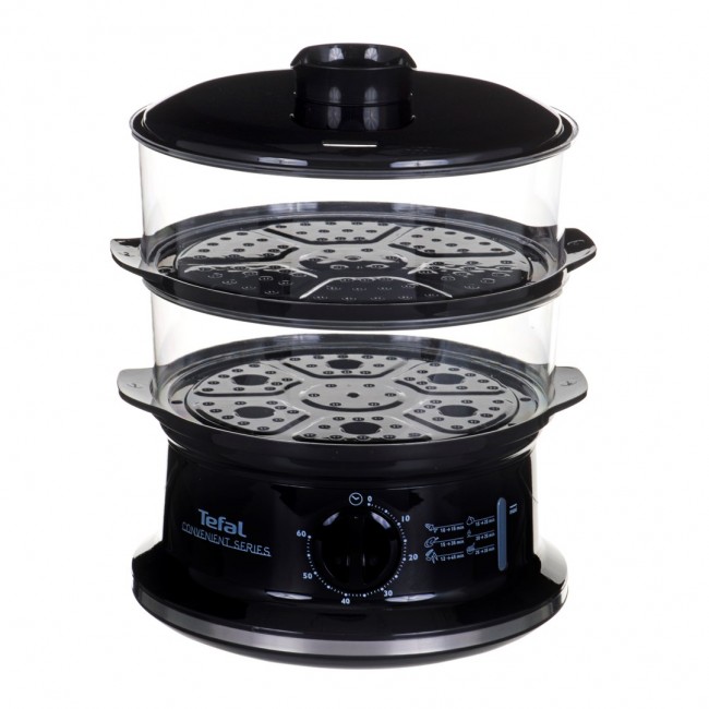 Tefal VC140135 steam cooker 2 basket(s) Black Freestanding 900 W Tefal VC140135 steam cooker 2 basket(s) Black Freestanding 900 W
