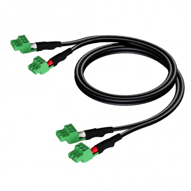 AUDAC CLA830 signal cable 1 m Black, Green AUDAC CLA830 signal cable 1 m Black, Green