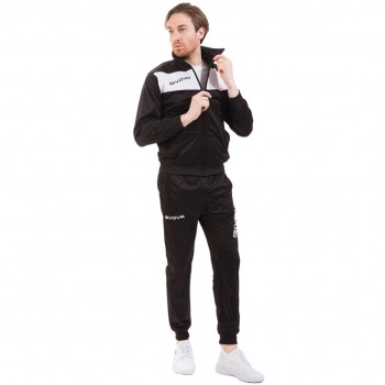 Givova Tuta Visa Triacetato Tracksuit Black & White TR018 1003 2XS