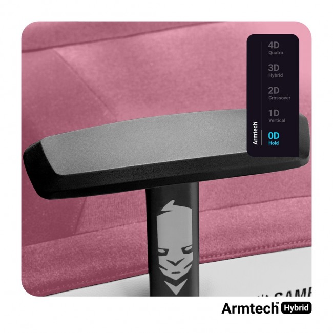 DIABLO X-GAMER gaming chair pink and white DIABLO X-GAMER gaming chair pink and white