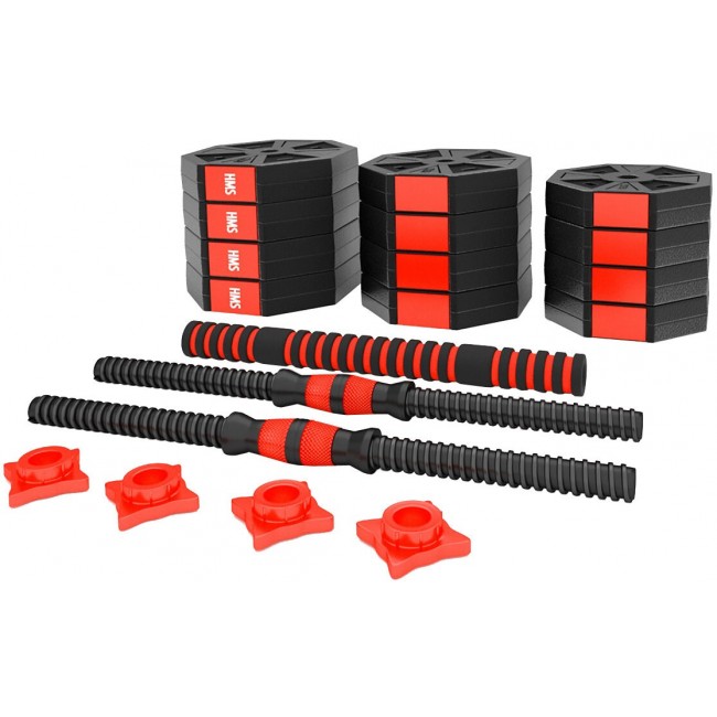 HMS SGC20 20kg composite barbell + barbell HMS SGC20 20kg composite barbell + barbell