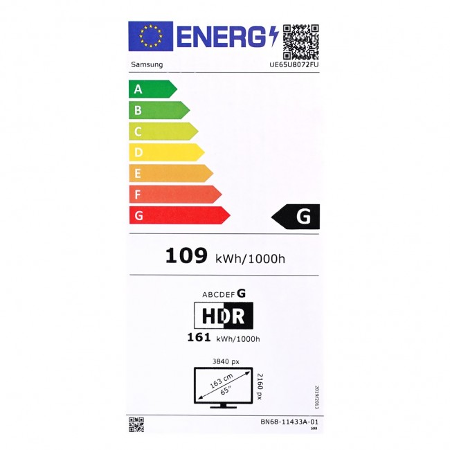 Samsung UE65U8072FU 165.1 cm (65