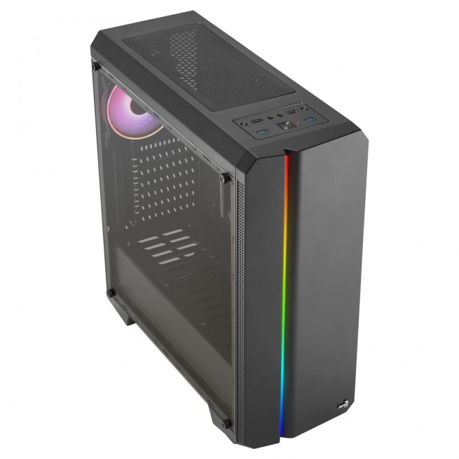Aerocool GENESISV2BK PC ATX Case Front Panel LED ARGB Fan ARGB 12cm Black Aerocool GENESISV2BK PC ATX Case Front Panel LED ARGB Fan ARGB 12cm Black