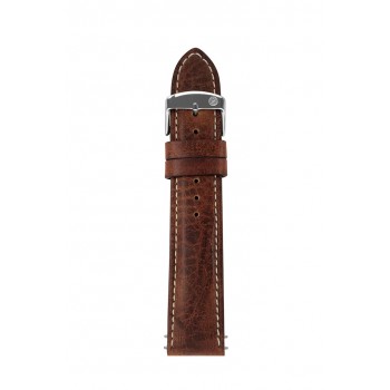 Leather strap Zeppelin, brown 20 mm