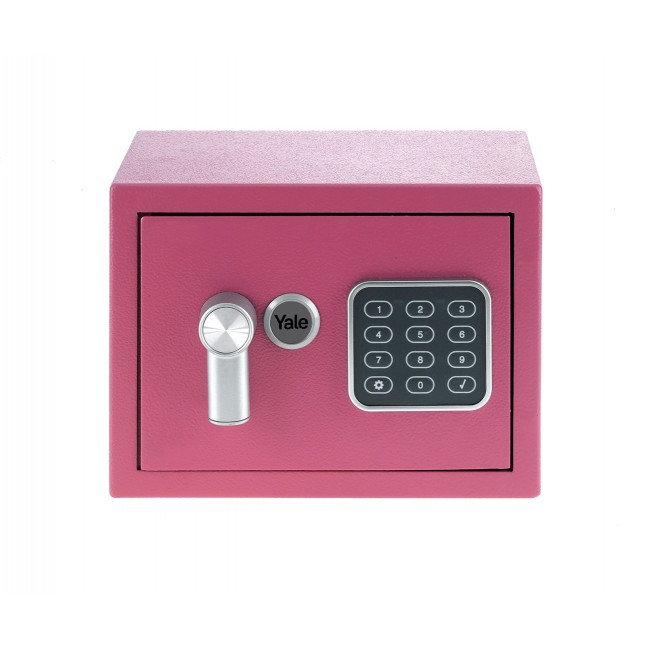 Yale YSV/170/DB2/P Freestanding safe 3.8 l Steel Pink