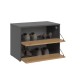 Topeshop MODO ANT/ART shoe organizer Closed Anthracite, Oak