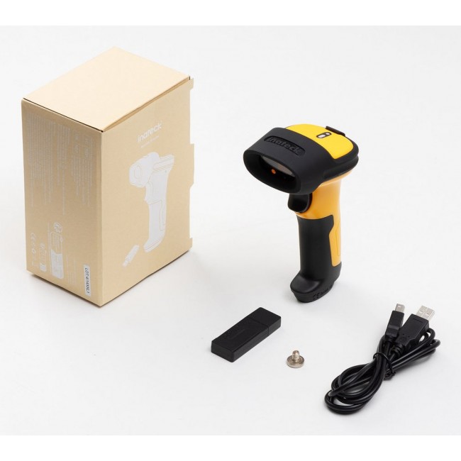 Inateck P6-AI Handheld bar code reader 1D Laser Black, Yellow Inateck P6-AI Handheld bar code reader 1D Laser Black, Yellow