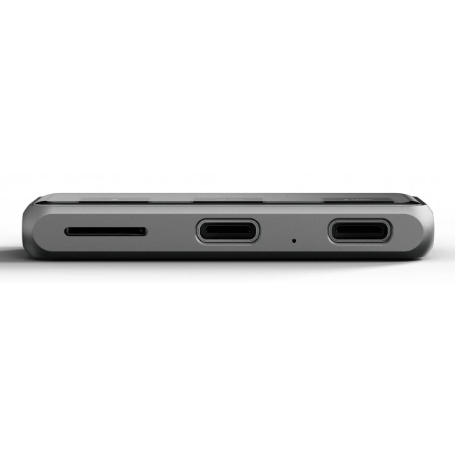 USB-C PD Hub & MicroSD Reader Gray USB-C PD Hub & MicroSD Reader Gray