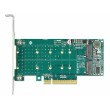 Delock PCIe x8 to 2 x NVMe M.2 Key M Card Delock PCIe x8 to 2 x NVMe M.2 Key M Card