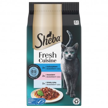 SHEBA Mini Fresh Cuisine Taste of Tokyo - wet cat food - 6x50 g