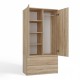 Topeshop SZAFA MALWA SON bedroom wardrobe/closet 5 shelves 2 door(s) Oak Topeshop SZAFA MALWA SON bedroom wardrobe/closet 5 shelves 2 door(s) Oak