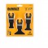 DEWALT Multi-Tool Saegeblatt Set 3-tlg.