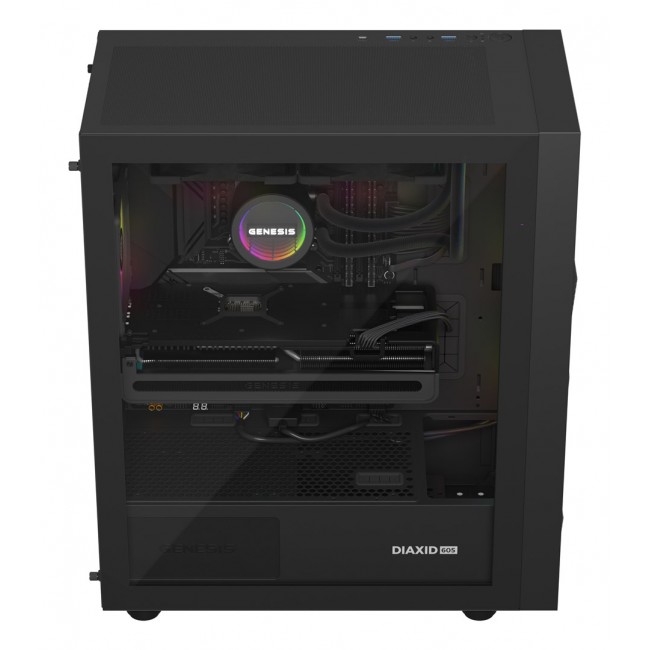 GENESIS NLG-2319 computer cooling system Computer case Liquid cooling kit Black GENESIS NLG-2319 computer cooling system Computer case Liquid cooling kit Black