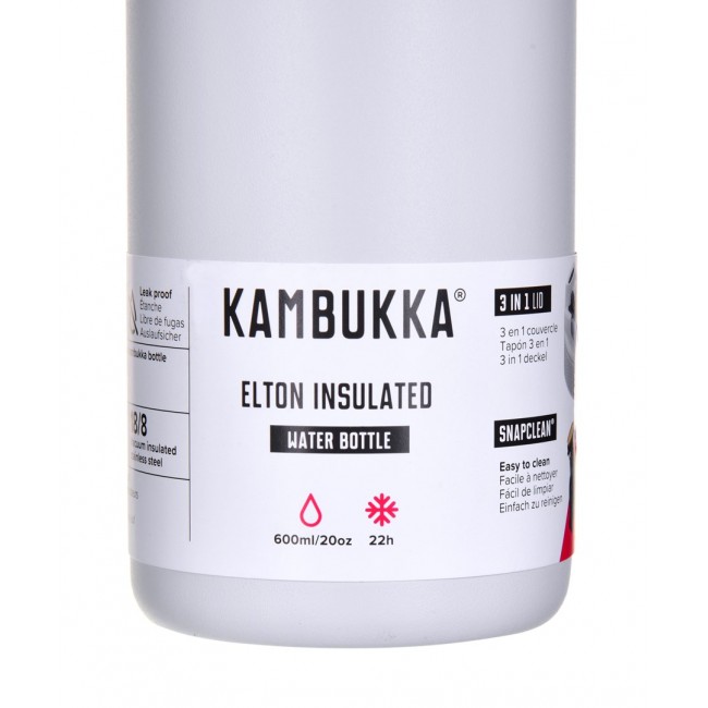 Kambukka Elton Insulated Chalk White - thermal bottle, 600 ml Kambukka Elton Insulated Chalk White - thermal bottle, 600 ml