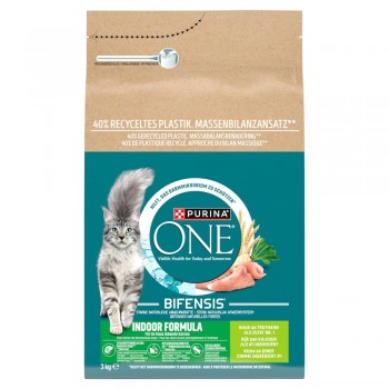PURINA One Indoor Turkey - dry cat food - 3kg