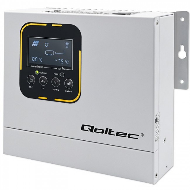 Qoltec Inverter ECO Solar Boost Water Heating Solar Inverter | MPPT | BYPASS | LCD | 4kW Qoltec Inverter ECO Solar Boost Water Heating Solar Inverter | MPPT | BYPASS | LCD | 4kW