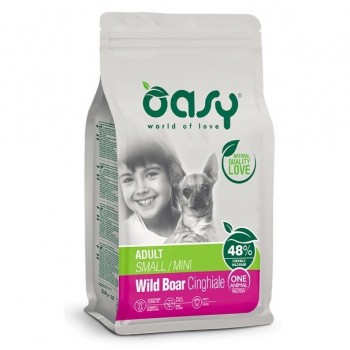 OASY One Animal Protein Adult Small/Mini Wild Boar - dry dog food - 2,5kg