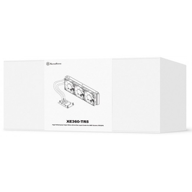Silverstone SST-XE360-TR5 Complete-Watercooling AMD Socket sTR5 / SP6 - 360mm, black
