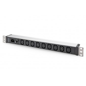 DIGITUS PDU 1U 9xC13 Ausg nge 230V/10A schwarz