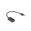 Lanberg AD-OTG-UC-01 USB cable USB 2.0 0.15 m USB A USB C Black