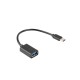 Lanberg AD-OTG-UC-01 USB cable USB 2.0 0.15 m USB A USB C Black
