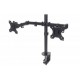 Manhattan Dual Desk Mount for TV & Monitors (Full Motion), For screens 10