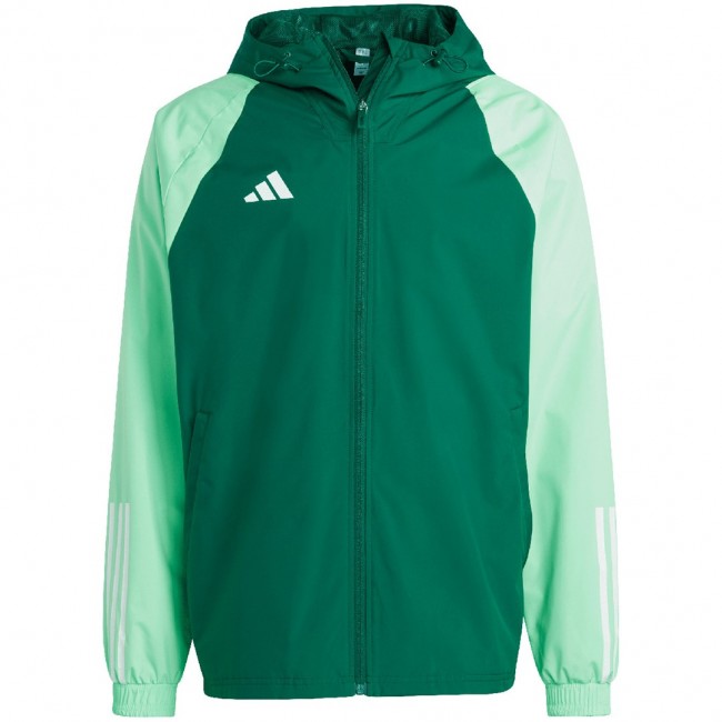 adidas Tiro 23 Competition All Weather Men's Jacket Green IC4570 adidas Tiro 23 Competition All Weather Men's Jacket Green IC4570