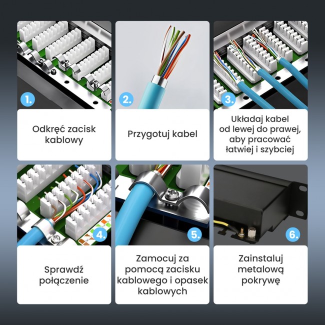 Extralink CAT6 STP V2 | Patchpanel | 24 Ports