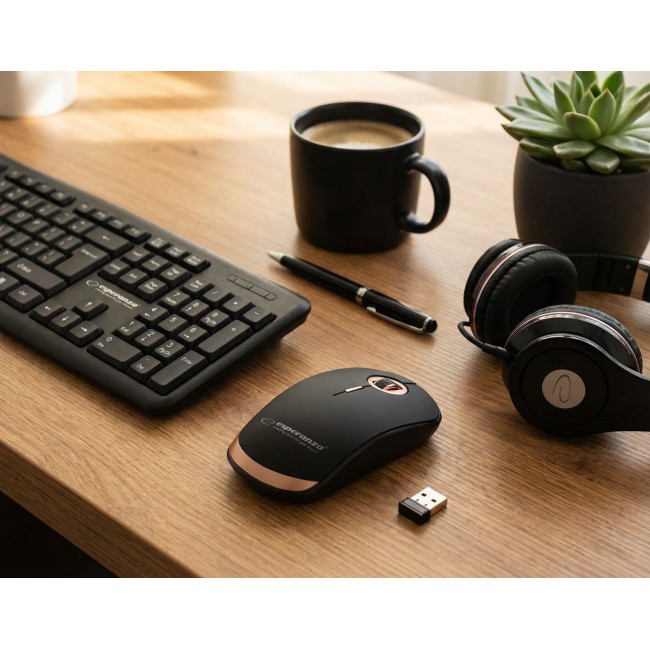 Esperanza EM127 Mouse RF Wireless Optical 1600 DPI Black