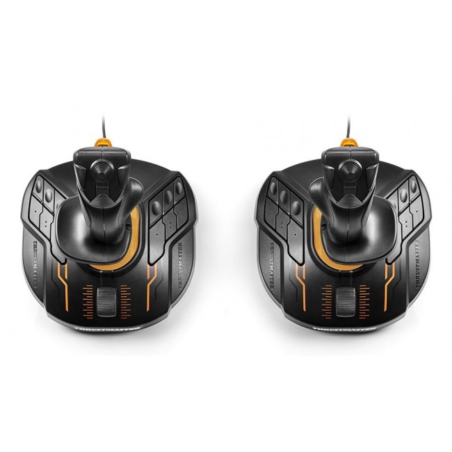 Thrustmaster T.16000M FCS SPACE SIM DUO Black, Orange USB Flightstick Analogue / Digital PC