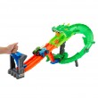 Hot Wheels Monster Trucks Sharks vs. Dinos Dragon Destruction Playset & 2 Toy Trucks