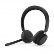 Lenovo 6550 Headset Wireless Head-band Office/Call center USB Type-C Bluetooth Black