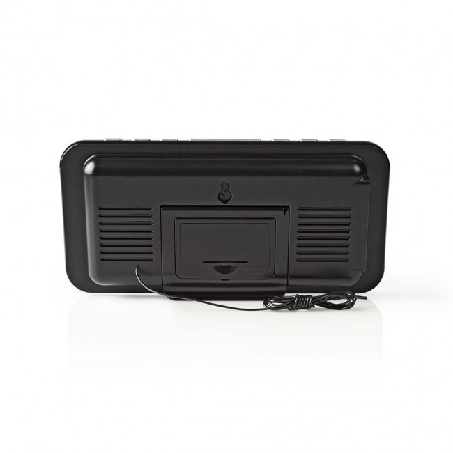Nedis CLAR004BK alarm clock Digital alarm clock Black