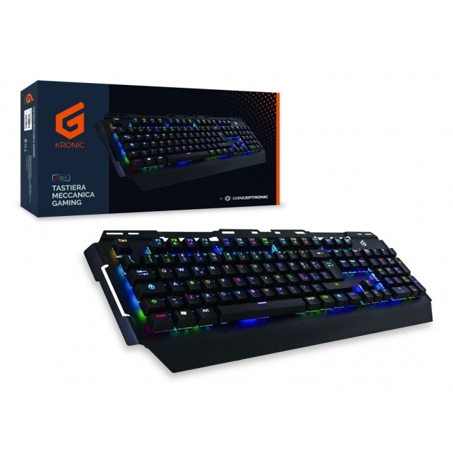 Conceptronic KRONIC Mechanical Gaming Keyboard, RGB, Italian layout