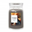 Yankee Candle Crackling Embers wax candle Cylinder Wood Grey 1 pc(s)
