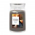 Yankee Candle Crackling Embers wax candle Cylinder Wood Grey 1 pc(s)
