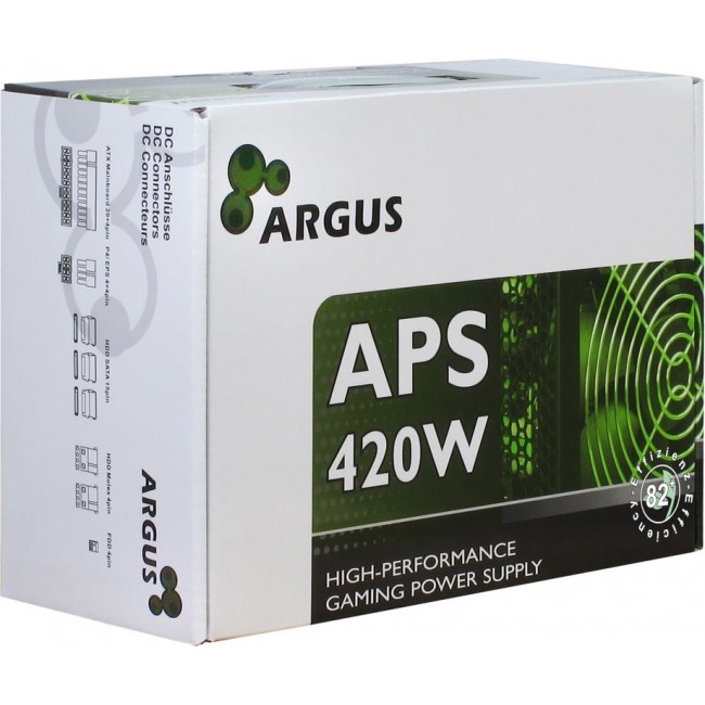 Inter-Tech Argus APS power supply unit 420 W 20+4 pin ATX ATX Black Inter-Tech Argus APS power supply unit 420 W 20+4 pin ATX ATX Black