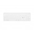 Natec Tang US wireless keyboard BT + 2.4 GHz quiet Slim white Natec Tang US wireless keyboard BT + 2.4 GHz quiet Slim white